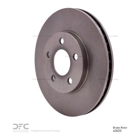 Dynamic Friction Co Disc Brake Rotor - Dynamic Friction Company 600-40020 600-40020